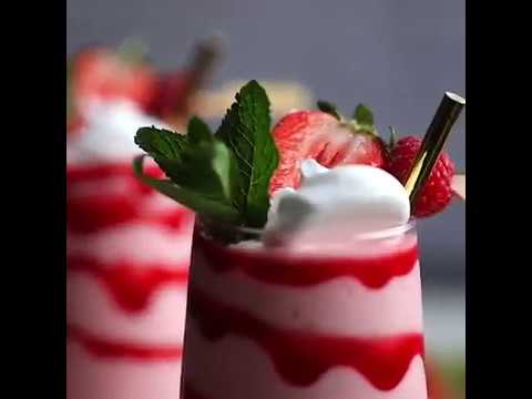 Baileys Summertime Strawberries & Cream Eton Mess Cocktail